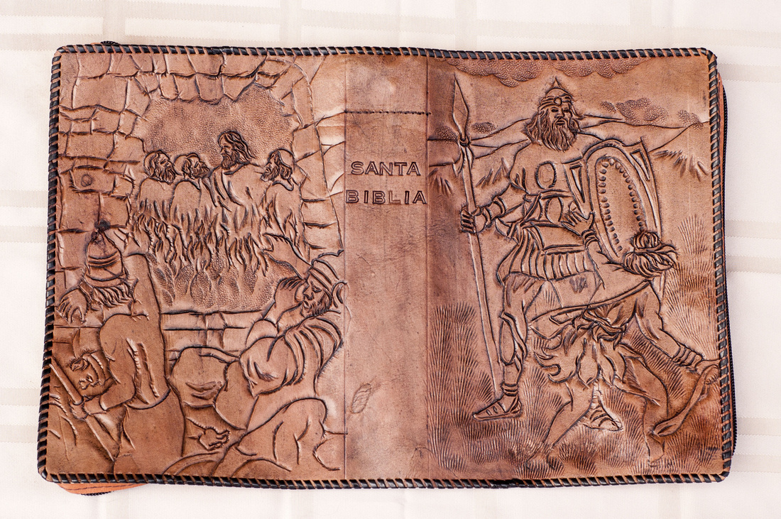 Leather Scripture Cover